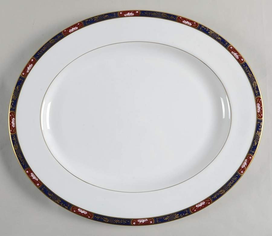 Prince Regent 17" Oval Serving Platter by Royal Worcester-1