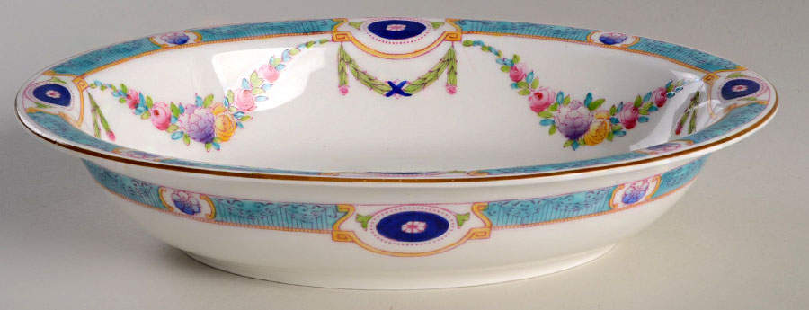 Puritan 9" Oval Vegetable Bowl by Royal Worcester-1
