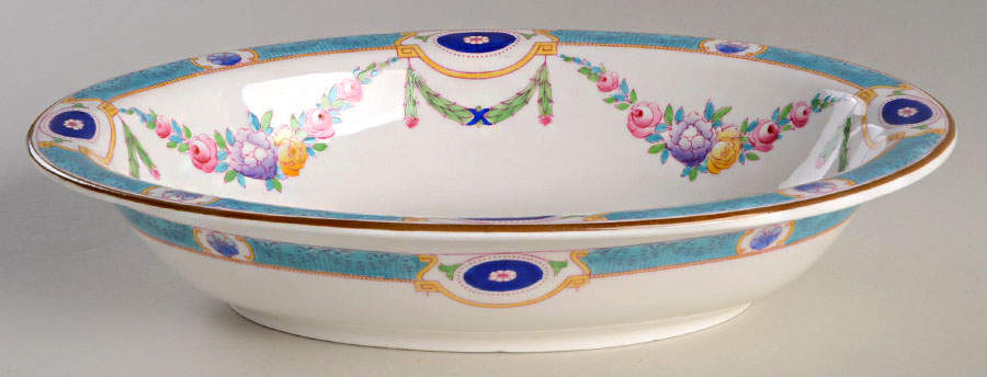 Puritan 10" Oval Vegetable Bowl by Royal Worcester-1