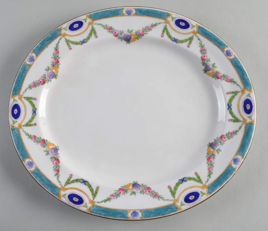 Puritan 13" Oval Serving Platter by Royal Worcester-1
