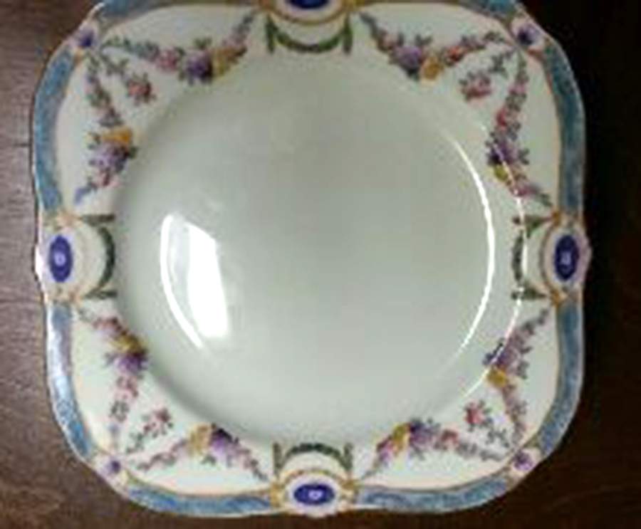 Puritan Footed Cake Plate by Royal Worcester-1