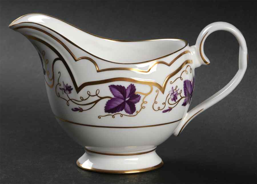 Purple Vine Creamer by Royal Worcester-1
