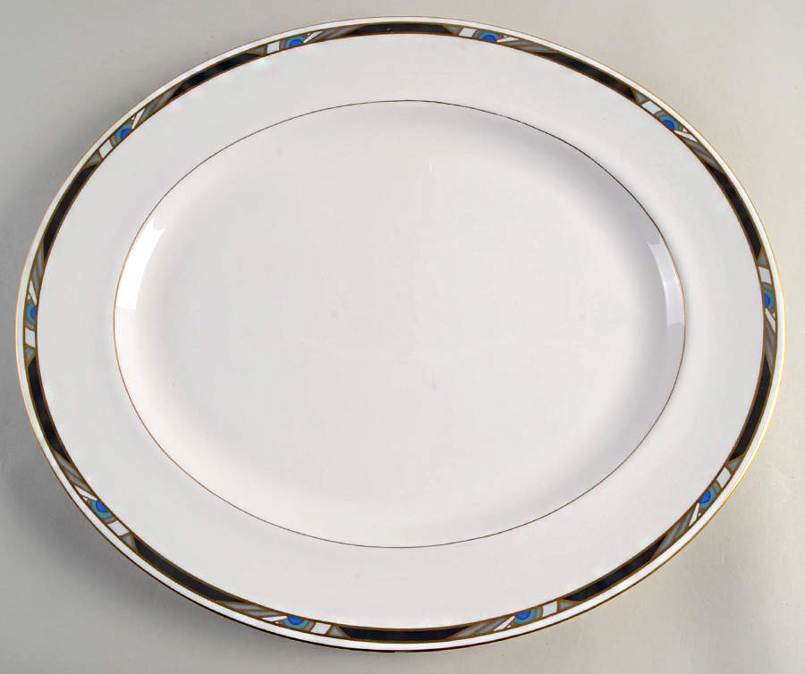 Raffles 17" Oval Serving Platter by Royal Worcester-1