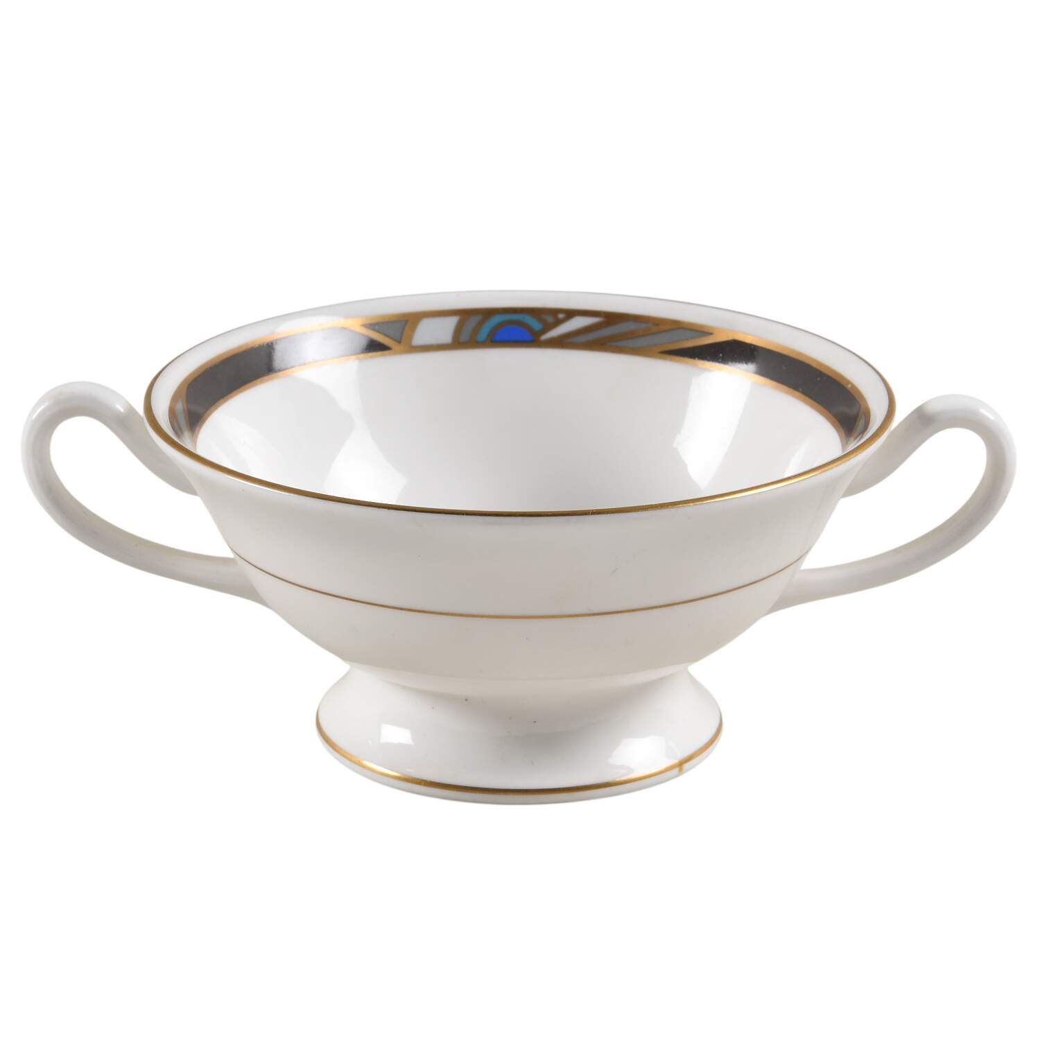 Raffles Cream Soup Bowl by Royal Worcester-1