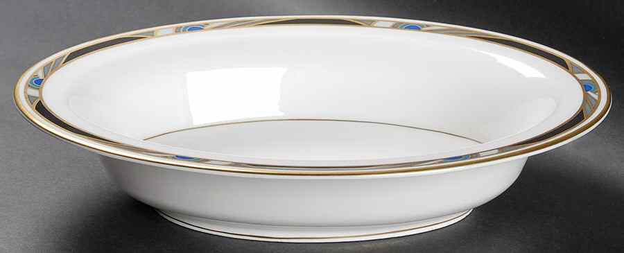 Raffles 10" Oval Vegetable Bowl by Royal Worcester-1