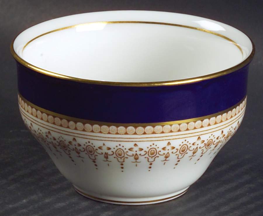 Regency Blue Mini Open Sugar Bowl by Royal Worcester-1