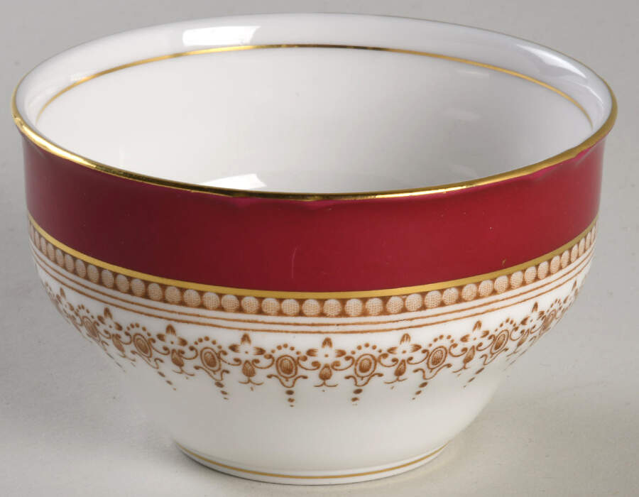 Regency Ruby Mini Open Sugar Bowl by Royal Worcester-1