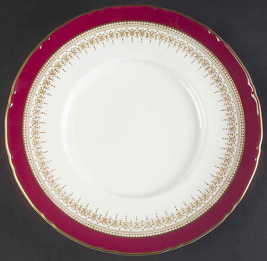 Regency Ruby Underplate for Tureen by Royal Worcester-1