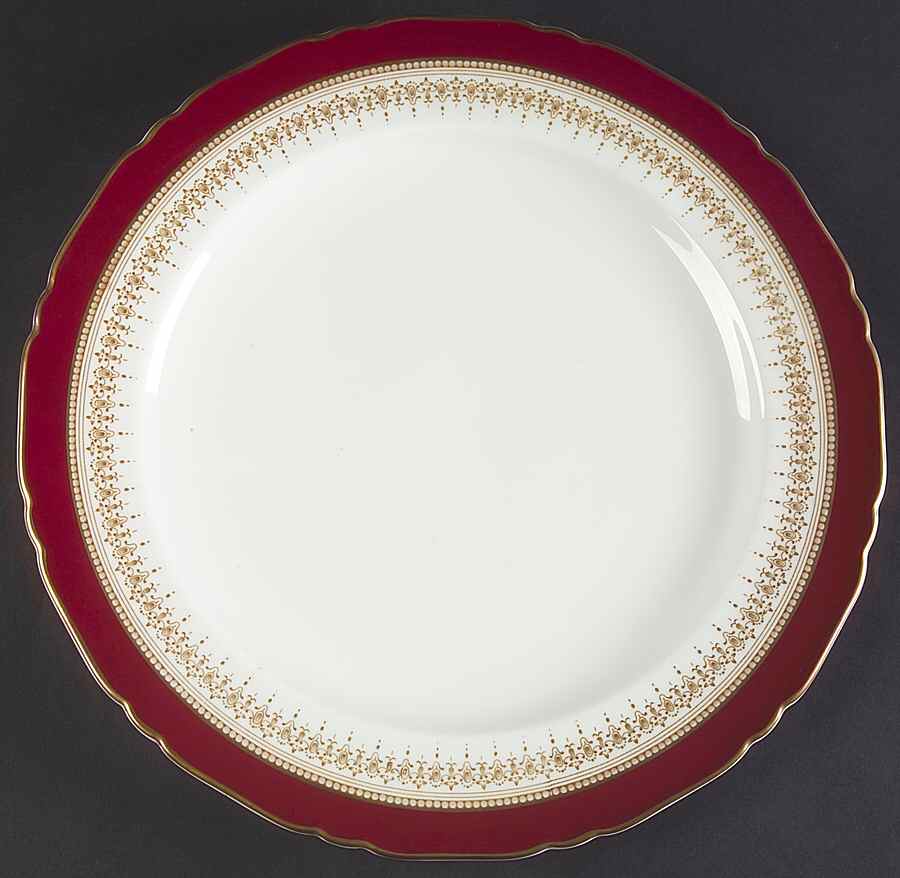 Regency Ruby 12" Chop Plate (Round Platter) by Royal Worcester-1