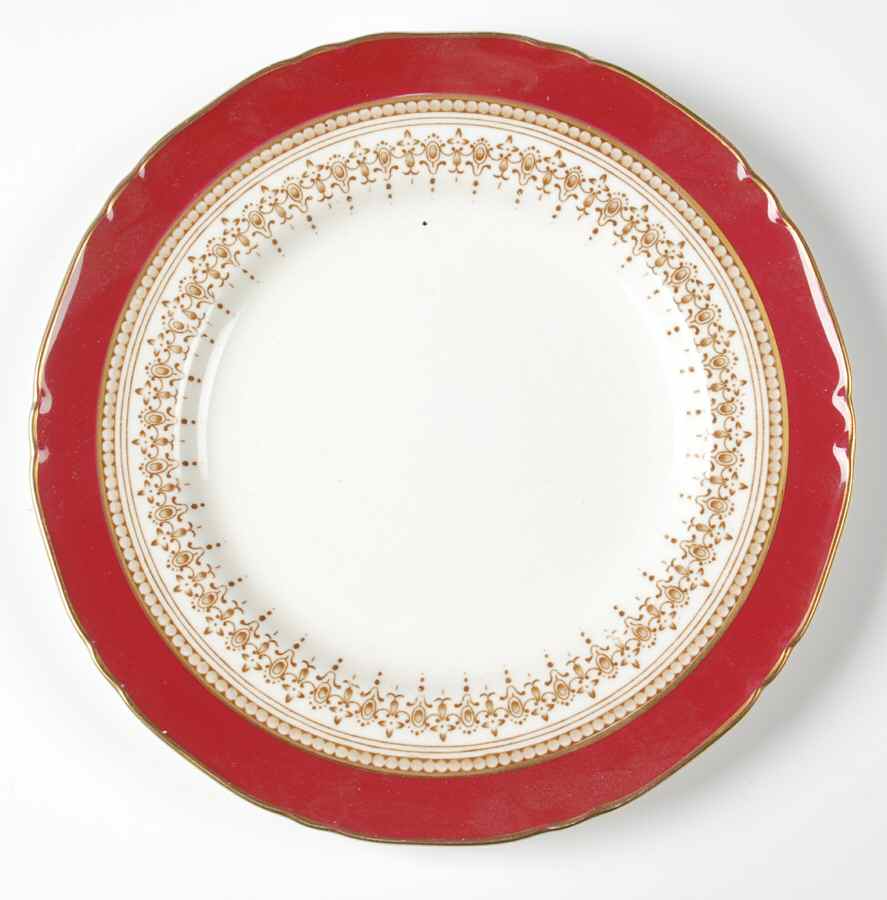 Regency Ruby Dessert/Pie Plate by Royal Worcester-1