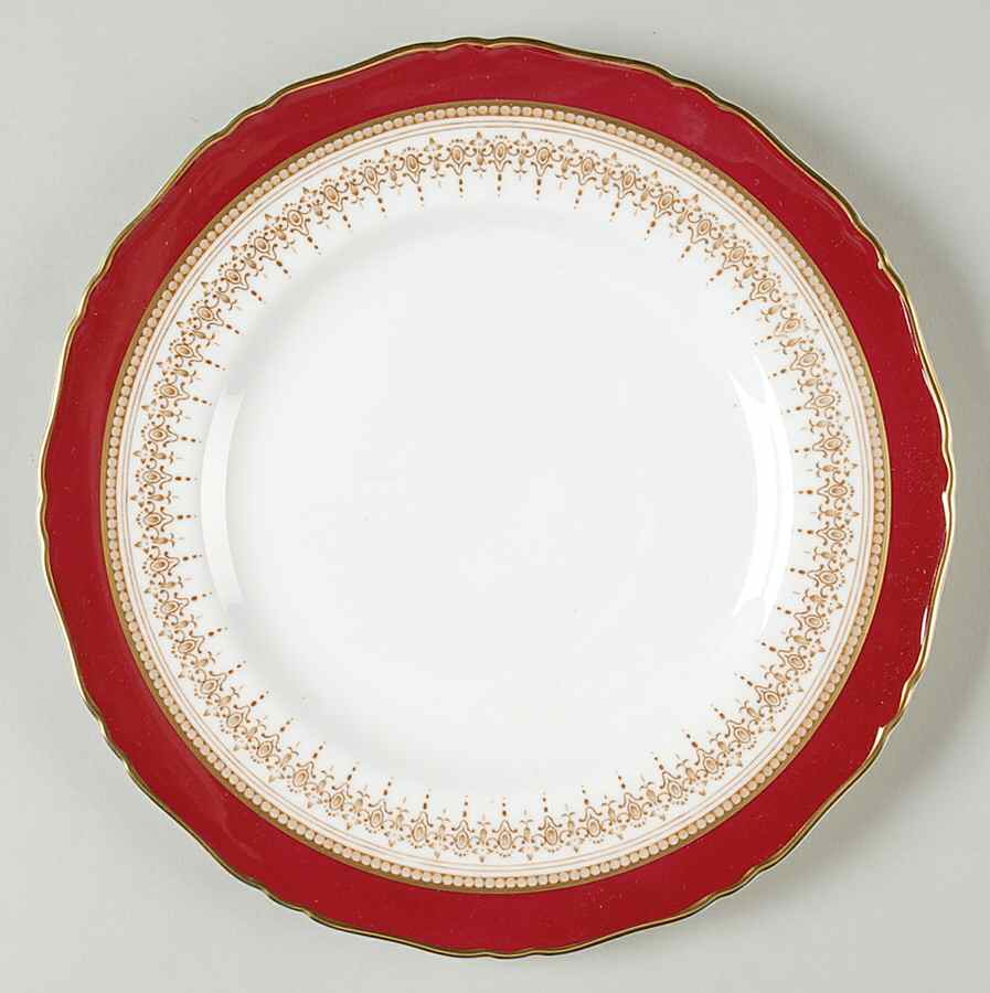 Regency Ruby Luncheon Plate by Royal Worcester-1
