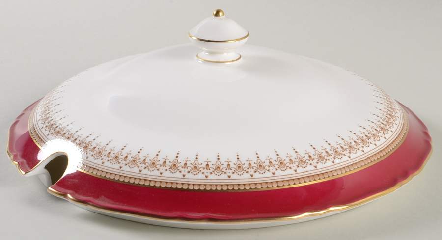 Regency Ruby Lid for Tureen by Royal Worcester-1