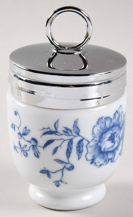 Rhapsody King Size Egg Coddler & Lid by Royal Worcester-1