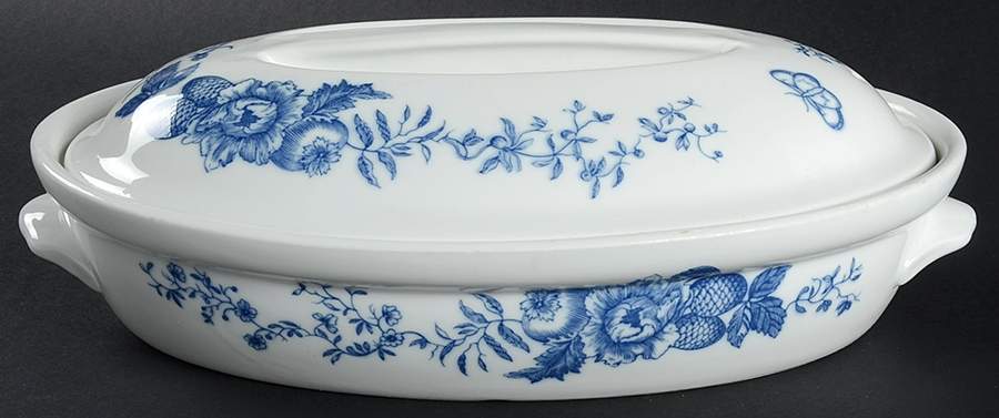 Rhapsody Large Oval Entree Dish & Lid by Royal Worcester-1