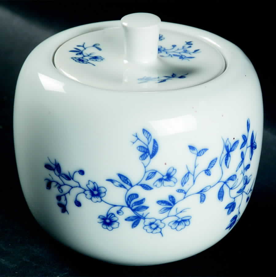 Rhapsody Sugar Bowl & Lid by Royal Worcester-1