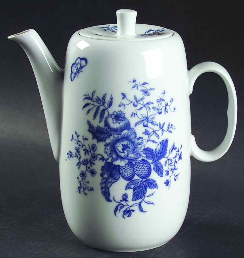 Rhapsody Coffee Pot & Lid by Royal Worcester-1
