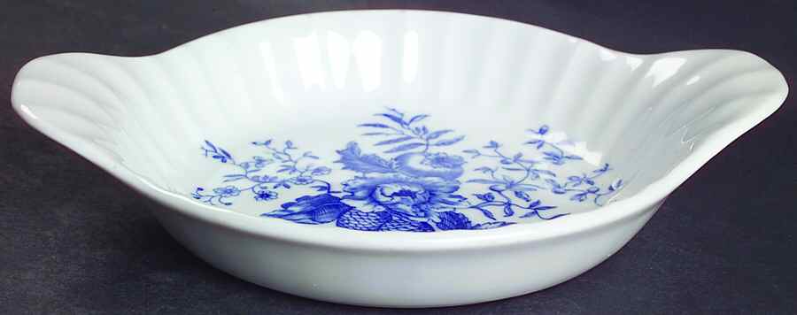 Rhapsody 7" Eared Round Egg Dish by Royal Worcester-1