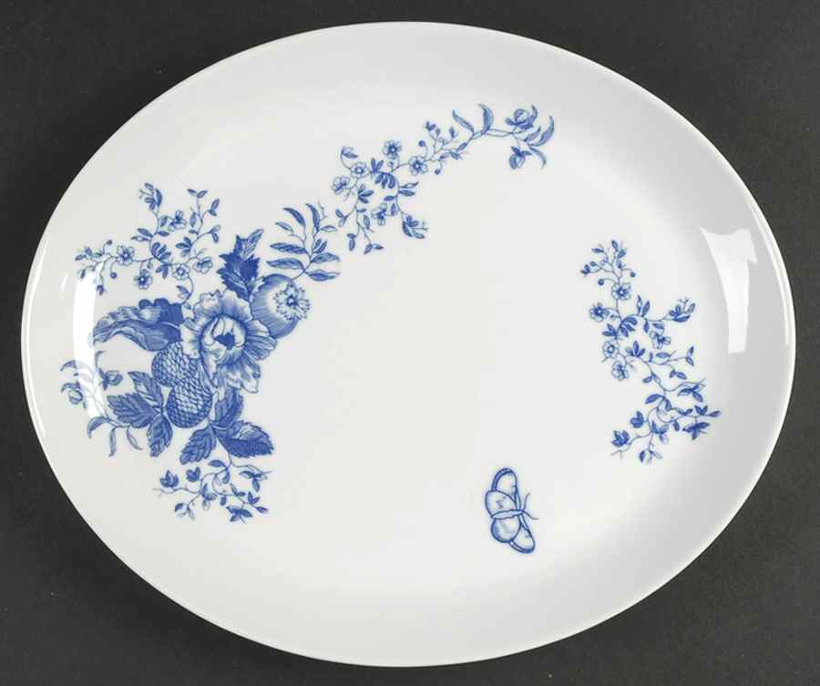 Rhapsody 12" Oval Serving Platter by Royal Worcester-1