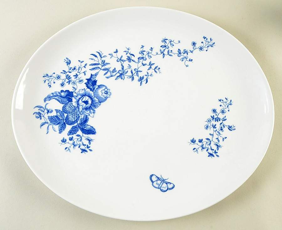 Rhapsody 15" Oval Serving Platter by Royal Worcester-1