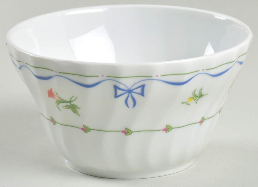 Ribbons & Bows Open Sugar Bowl by Royal Worcester-1