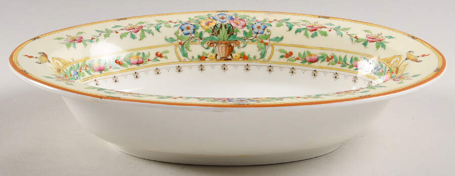 Riviera 10" Oval Vegetable Bowl by Royal Worcester-1