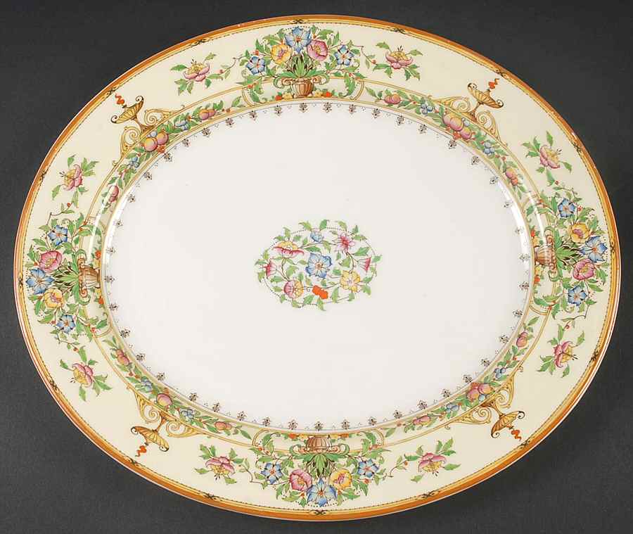 Riviera 13" Oval Serving Platter by Royal Worcester-1