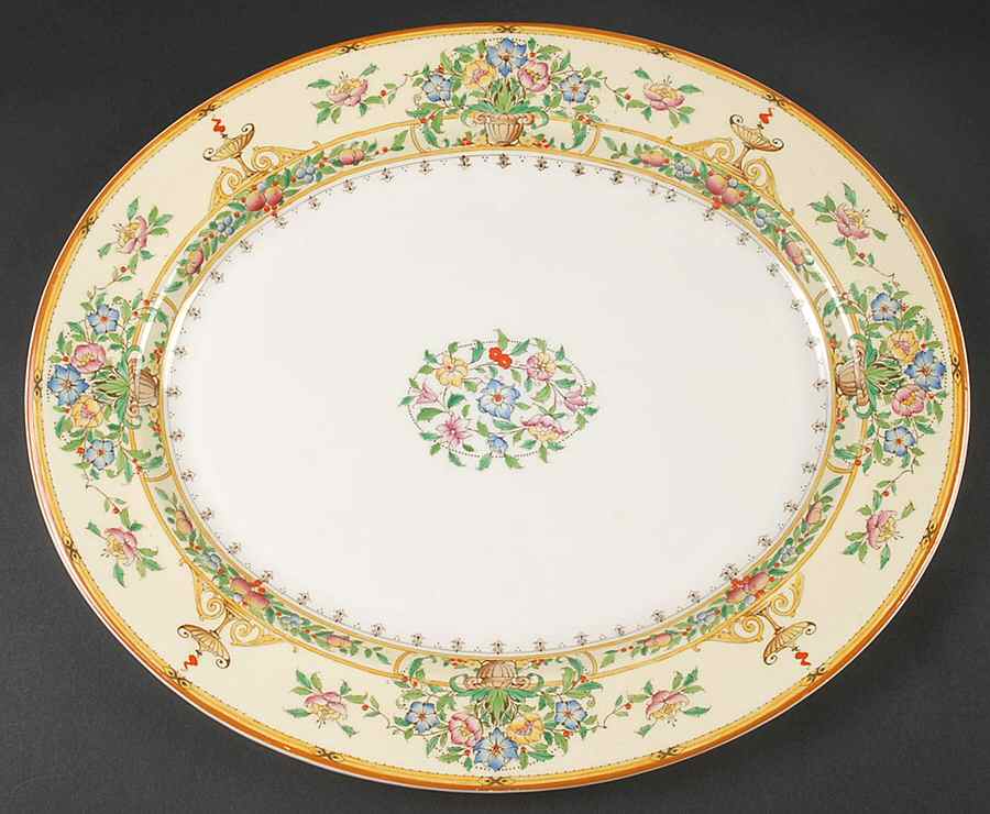 Riviera 15" Oval Serving Platter by Royal Worcester-1