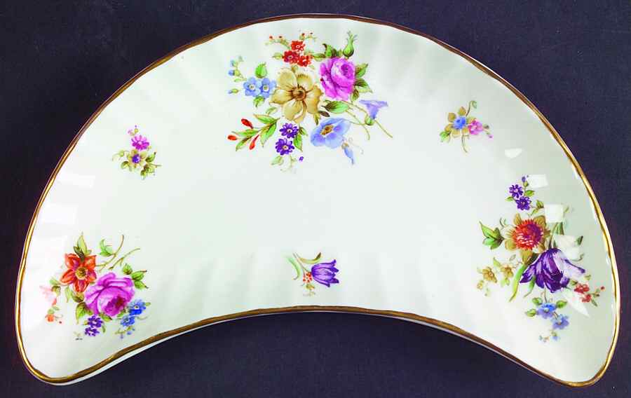 Roanoke Cream Crescent Salad Plate by Royal Worcester-1