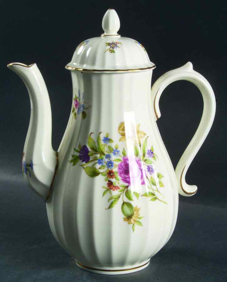 Roanoke Cream Mini Coffee Pot & Lid by Royal Worcester-1