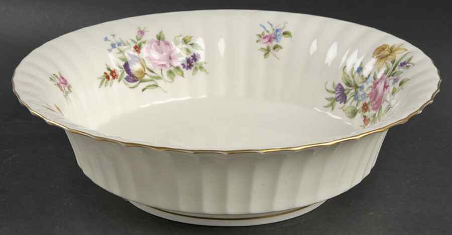 Roanoke Cream 9" Round Vegetable Bowl by Royal Worcester-1