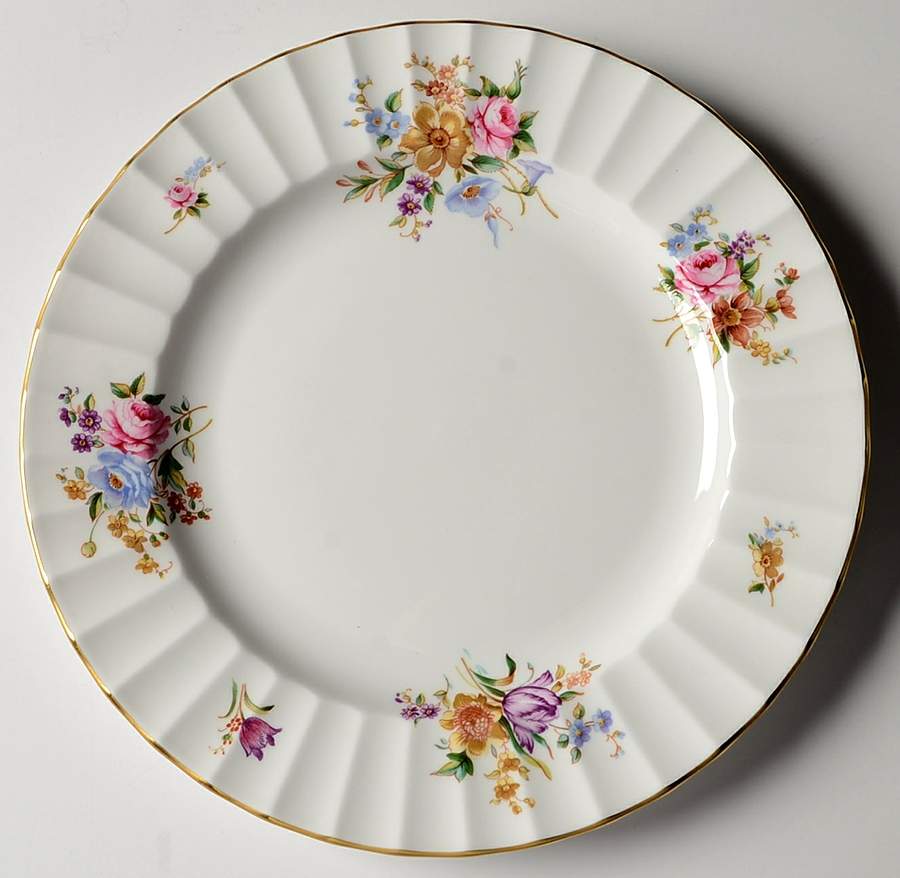 Roanoke White Salad Plate by Royal Worcester-1