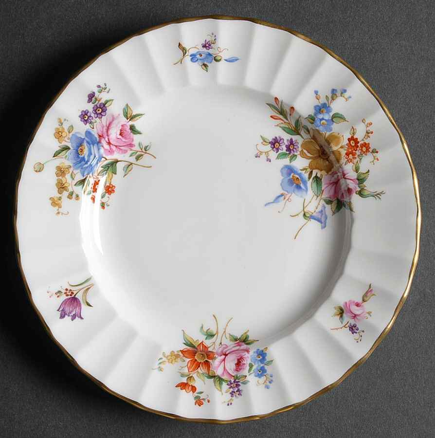 Roanoke White Bread & Butter Plate by Royal Worcester-1
