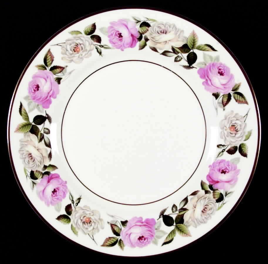 Royal Garden (Solid Inner Rings) Dinner Plate by Royal Worcester-1