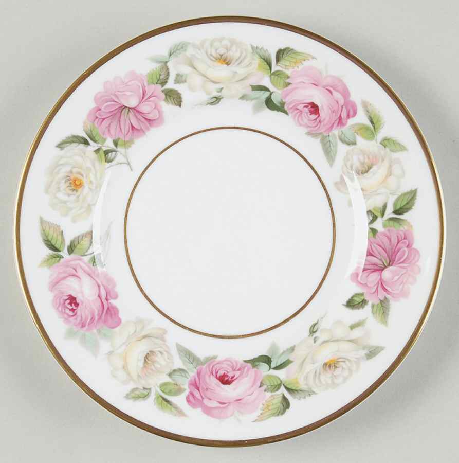 Royal Garden (Solid Inner Rings) Bread & Butter Plate by Royal Worcester-1