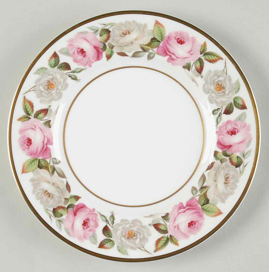 Royal Garden (Solid Inner Rings) Dessert/Pie Plate by Royal Worcester-1