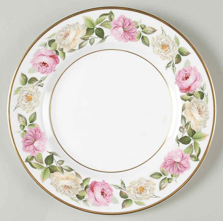 Royal Garden (Solid Inner Rings) Luncheon Plate by Royal Worcester-1