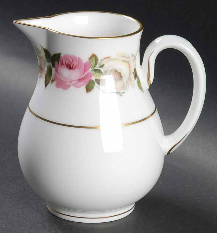 Royal Garden (Solid Inner Rings) Creamer by Royal Worcester-1