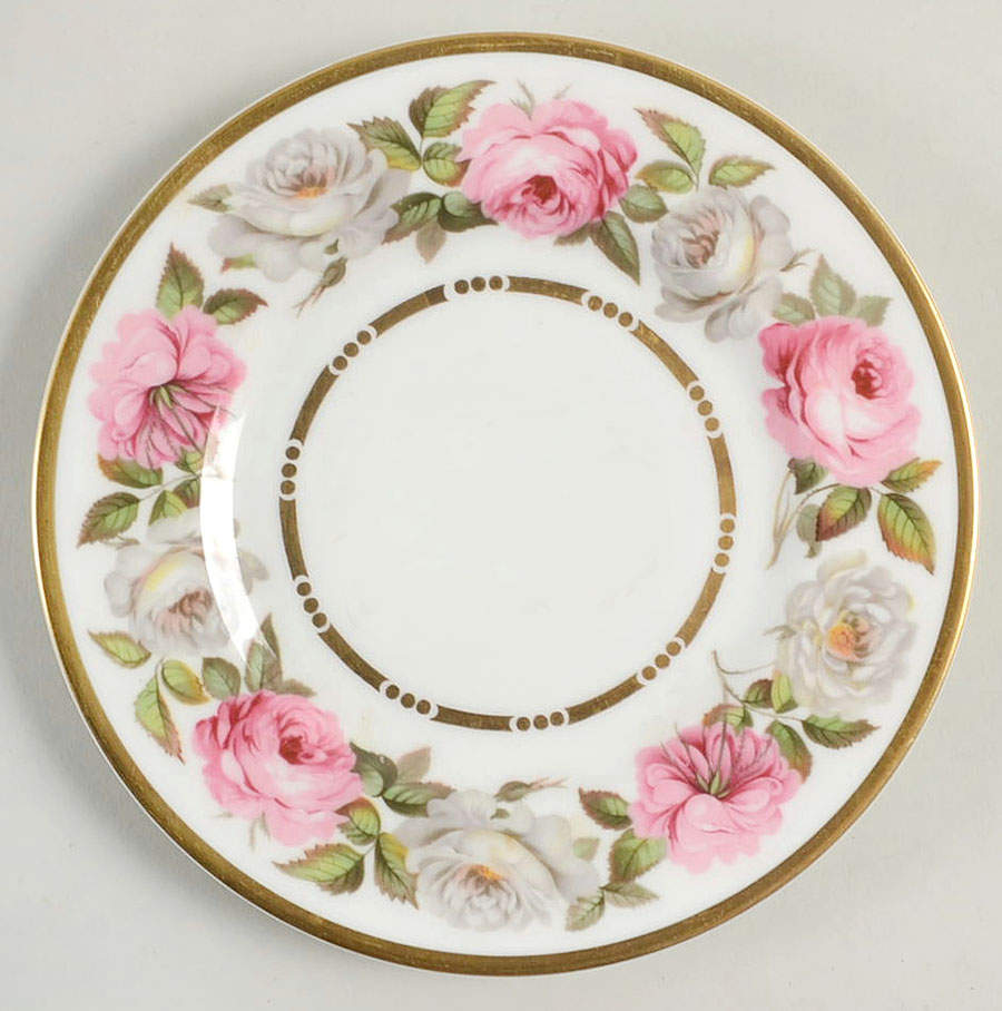 Royal Garden (Dotted Inner Ring) Bread & Butter Plate by Royal Worcester-1