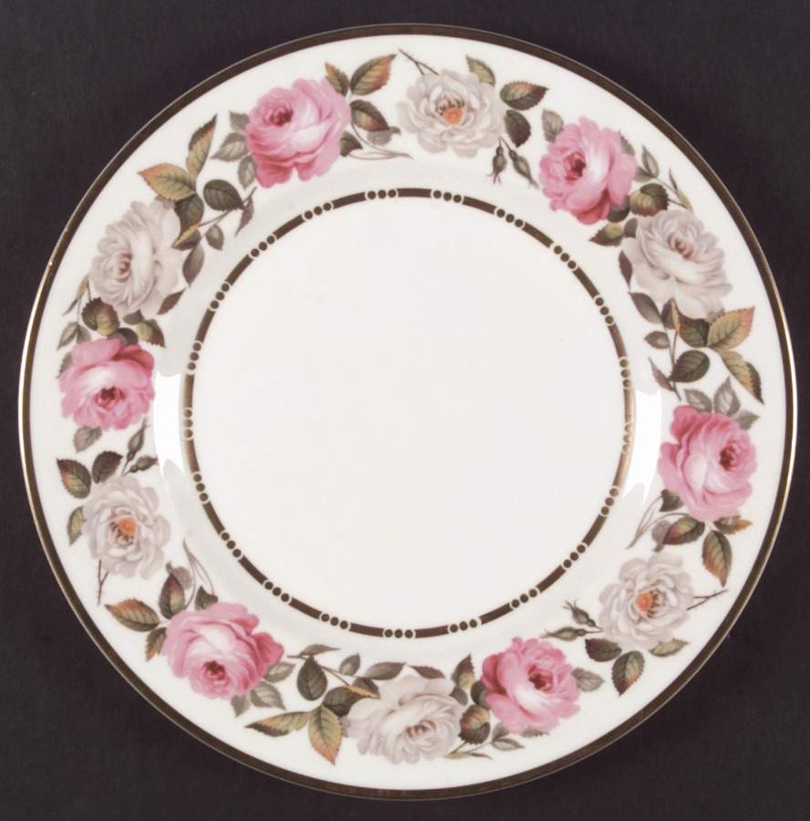 Royal Garden (Dotted Inner Ring) Dinner Plate by Royal Worcester-1
