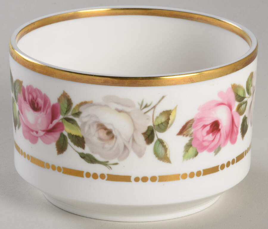 Royal Garden (Dotted Inner Ring) Sugar Bowl No Lid by Royal Worcester-1