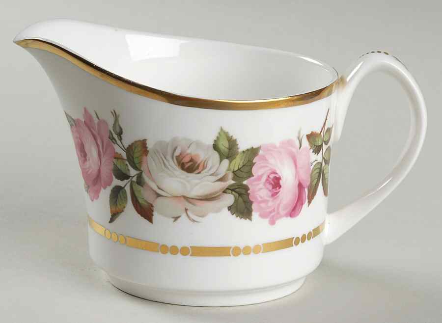 Royal Garden (Dotted Inner Ring) Creamer by Royal Worcester-1