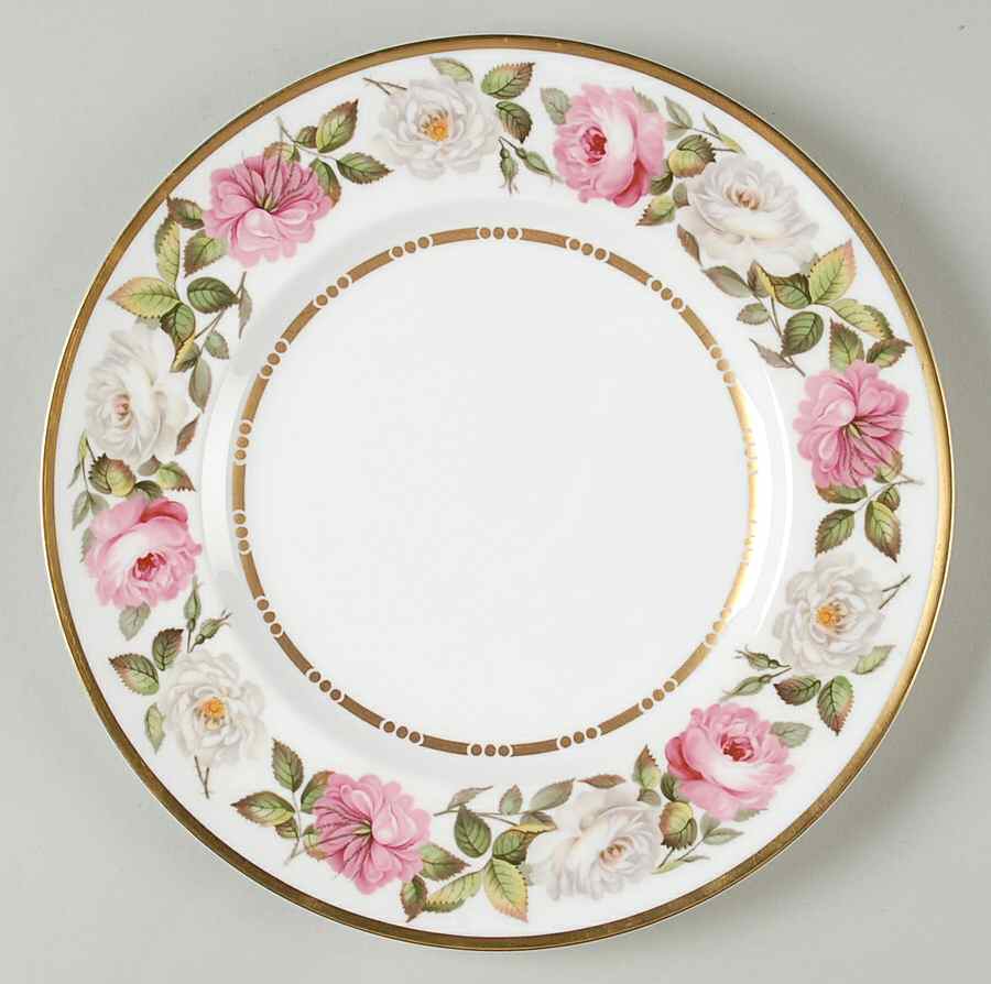 Royal Garden (Dotted Inner Ring) Luncheon Plate by Royal Worcester-1