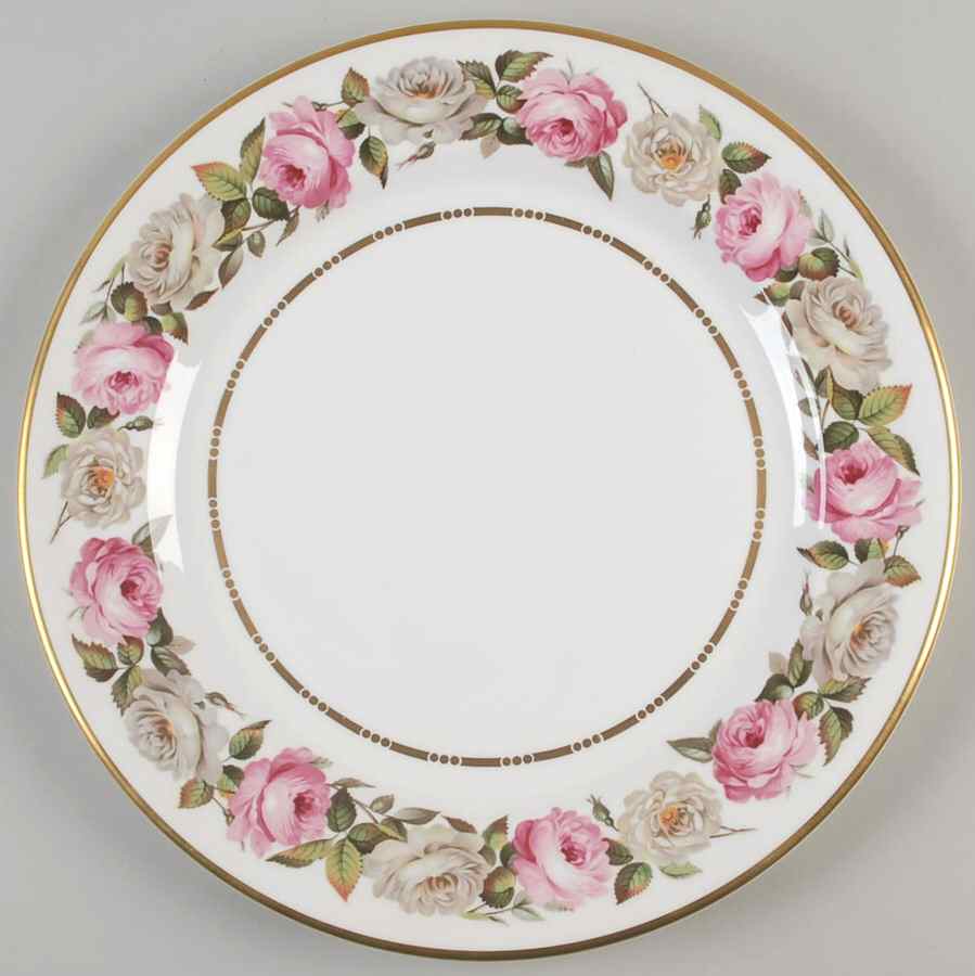 Royal Garden (Dotted Inner Ring) 12" Chop Plate (Round Platter) by Royal Worcester-1