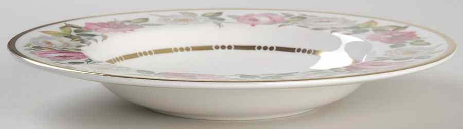 Royal Garden (Dotted Inner Ring) Large Rim Soup Bowl by Royal Worcester-1