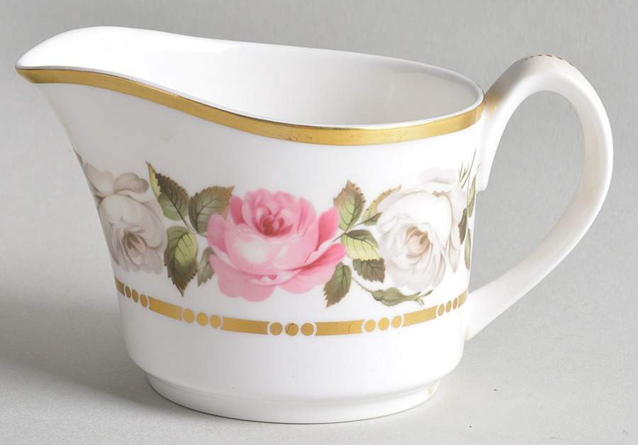 Royal Garden (Dotted Inner Ring) Mini Creamer by Royal Worcester-1