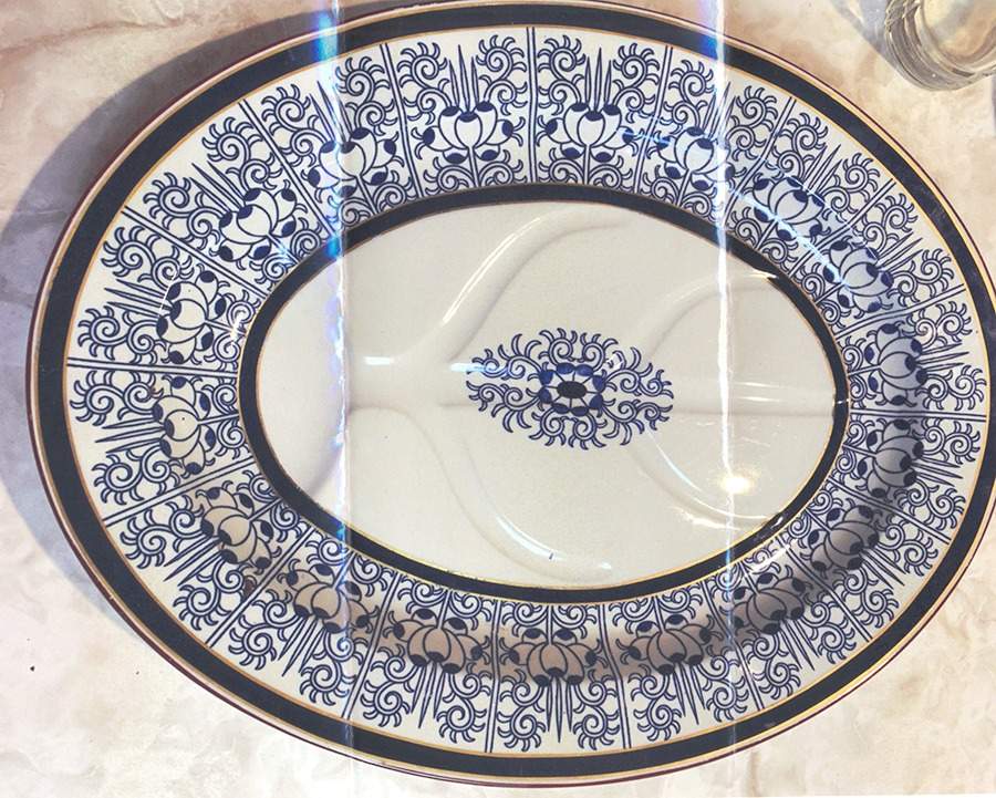 Royal Lily (Smooth) 21" Oval Serving Platter by Royal Worcester-1