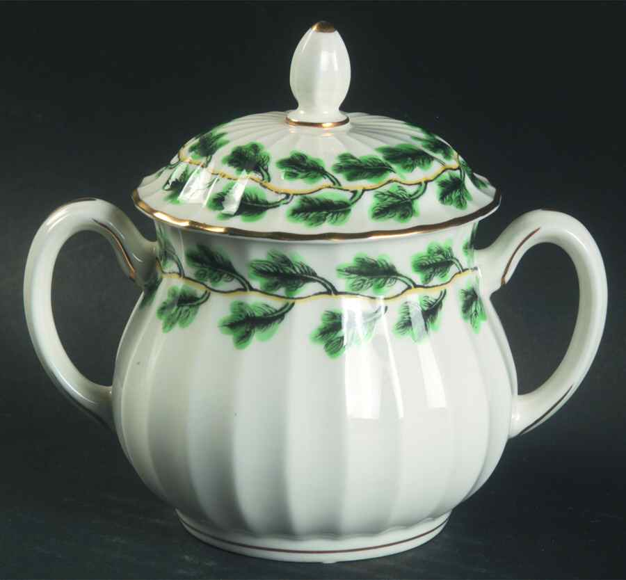Royal Oak Sugar Bowl & Lid by Royal Worcester-1