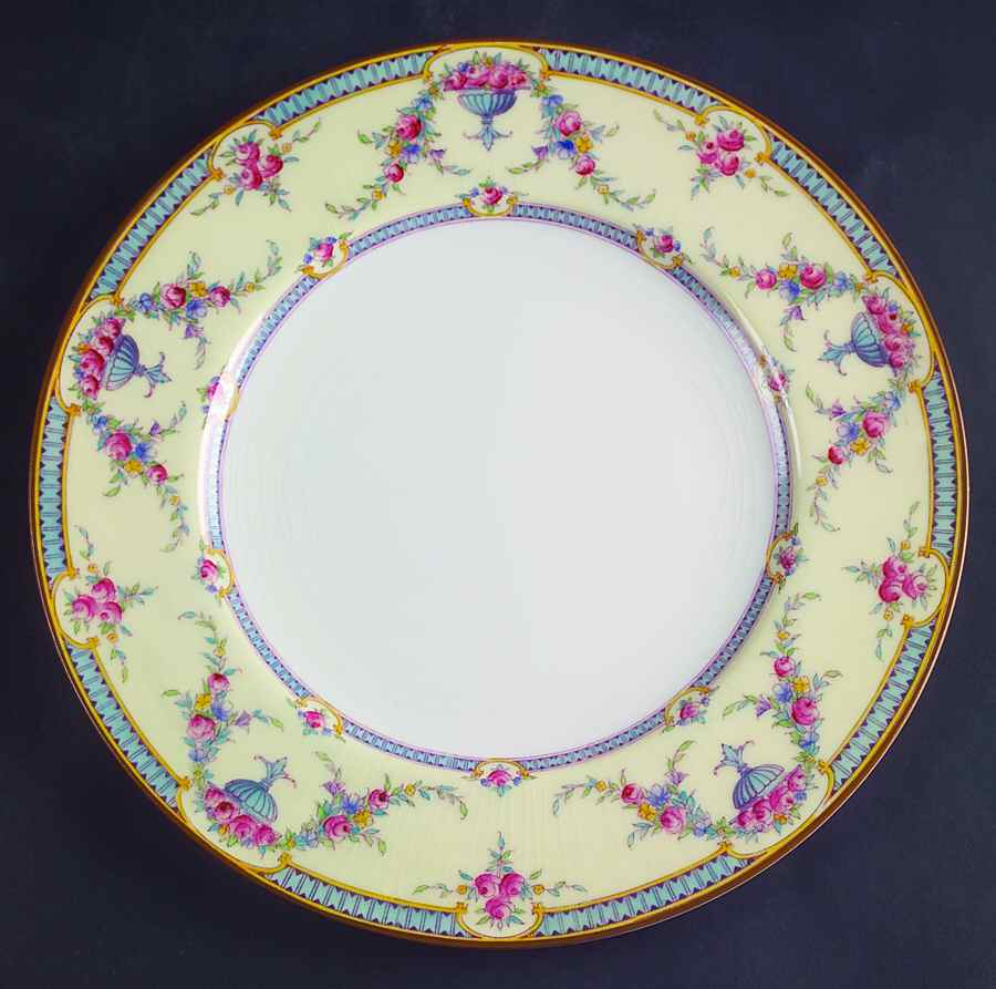Rosemary Sky Blue Cream Dinner Plate by Royal Worcester-1