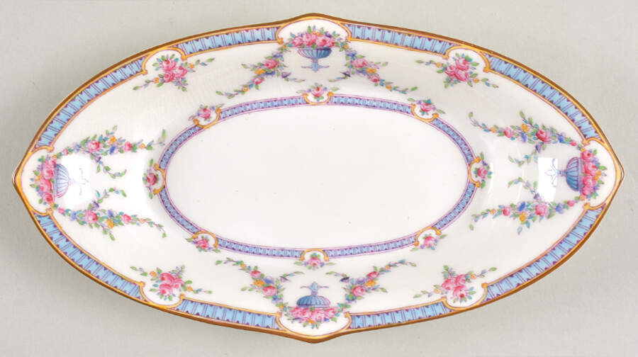 Rosemary Sky Blue White Relish by Royal Worcester-1