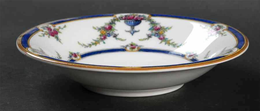 Rosemary Dark Blue White Fruit/Dessert (Sauce) Bowl by Royal Worcester-1